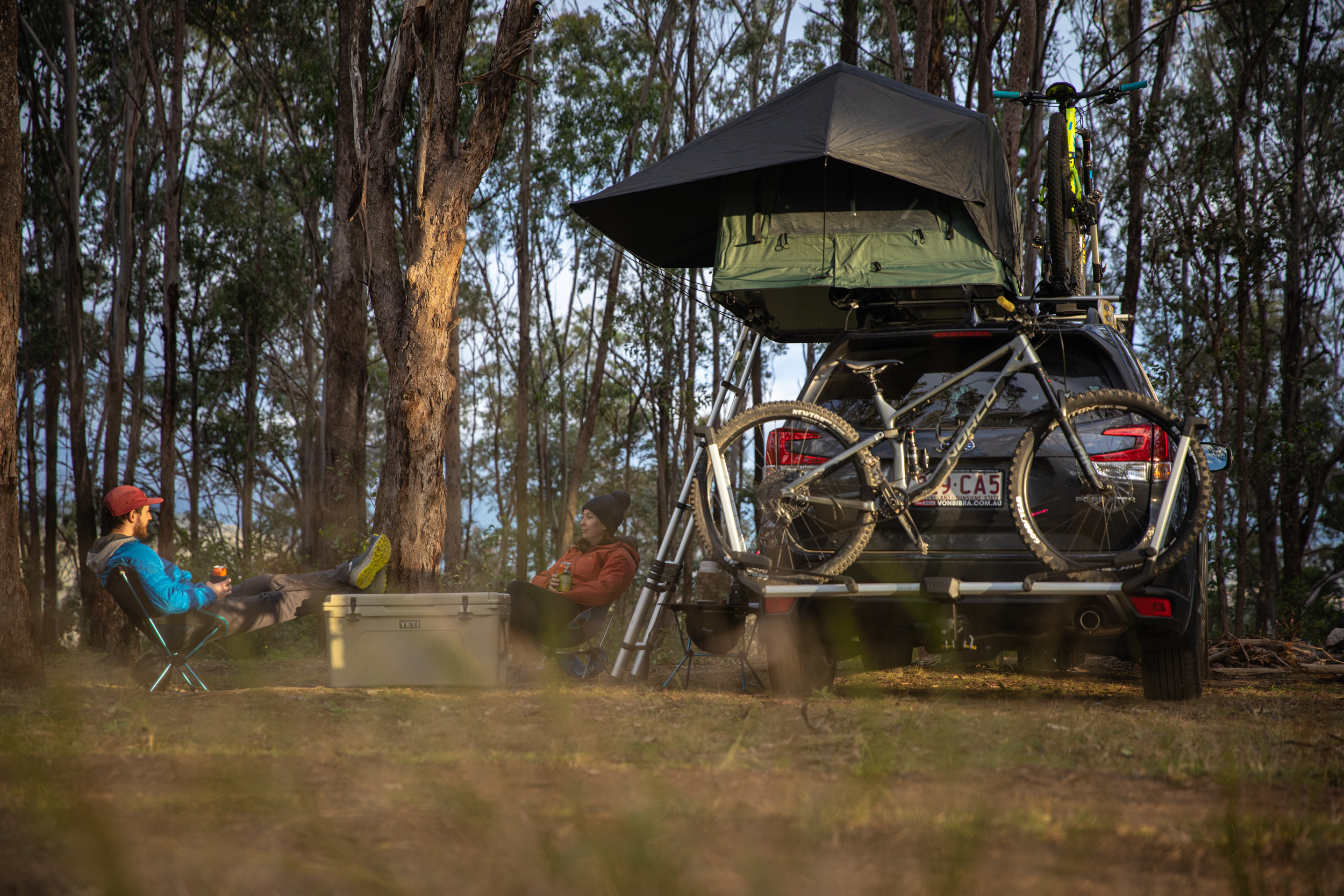 Thule Tepui Foothill  A rooftop tent that plays nice with bikes