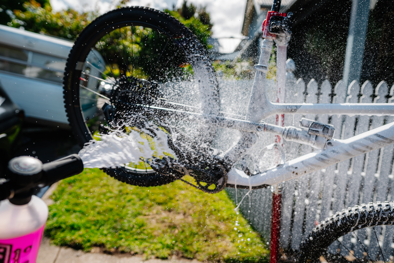 muc-off pressure washer foam bicycle cleaner