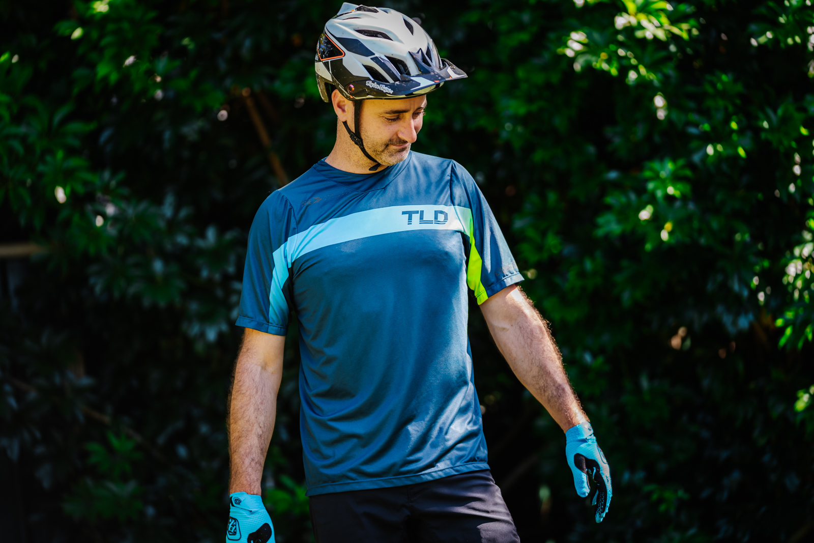 MTB jersey TLD SKYLINE AIR FADES lightweight with short sleeves