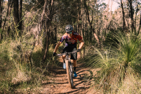 you'll find the royal national park mtb trails just south of Sydney