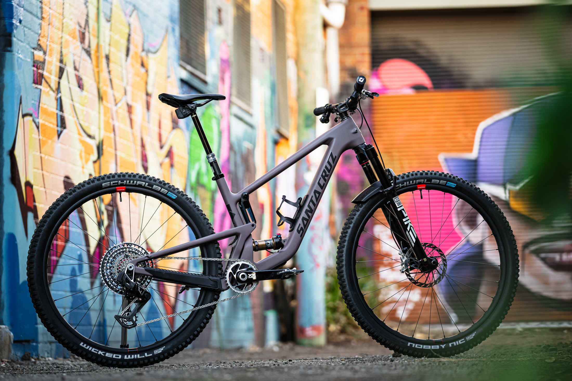 The Wicked Will and Nobby Nic combo not only complement this bike but add their own zing to a trail ride.
