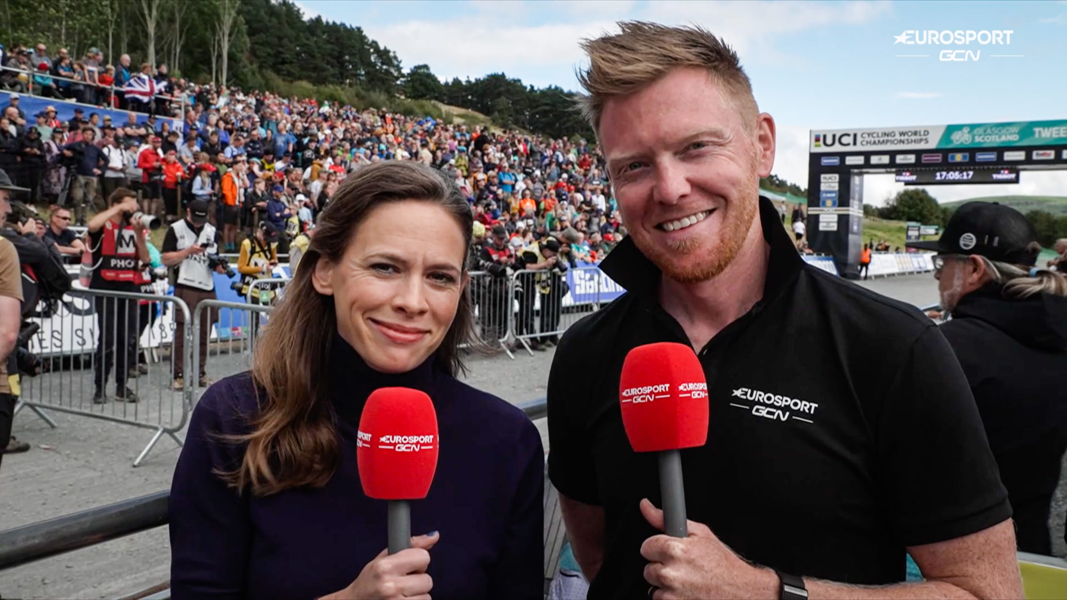 Behind the Mic Josh Carlsons Journey into Broadcasting the UCI MTB World Cup