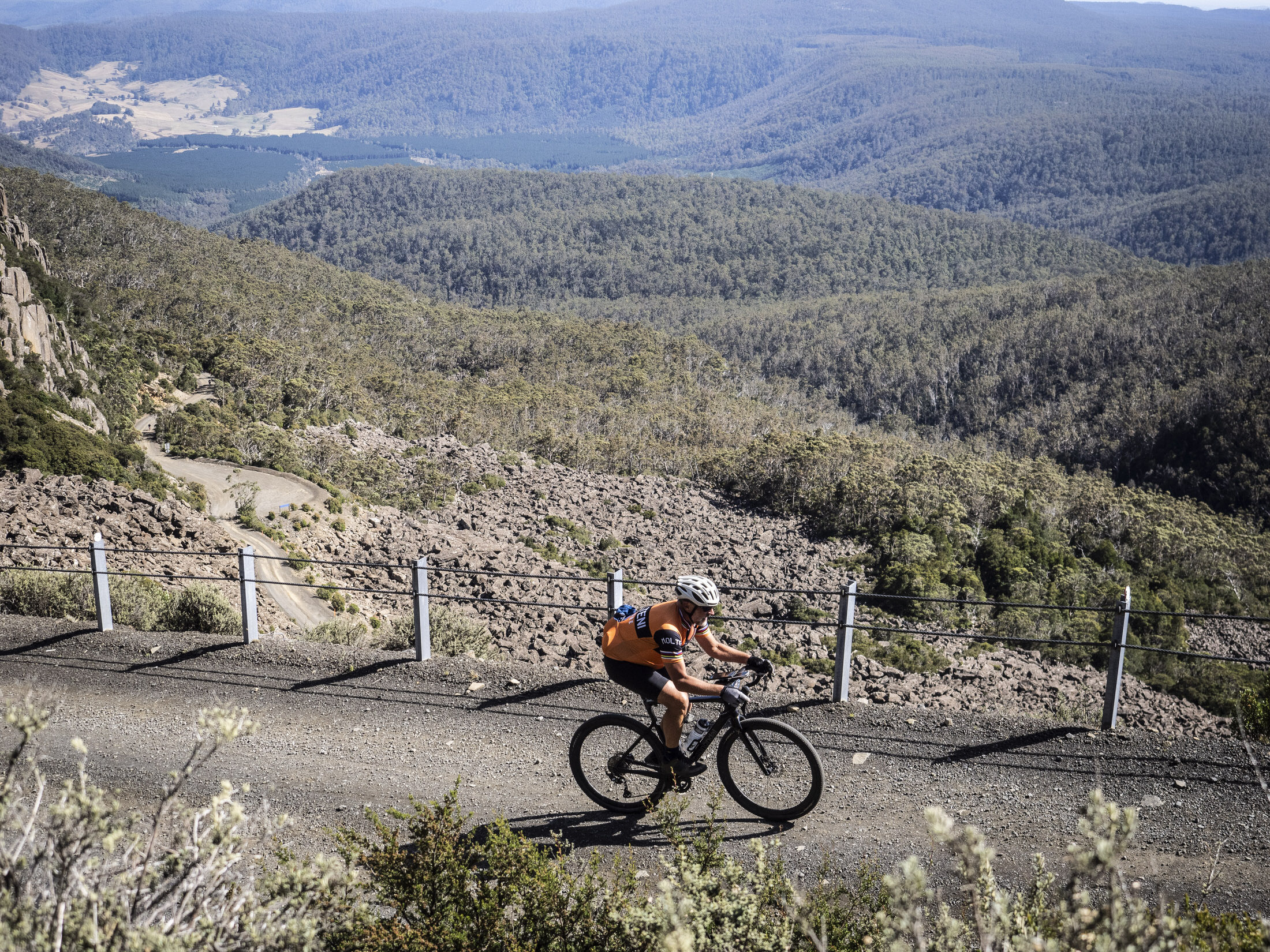 Ben Lomond gravel bike riding